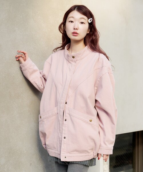 Kastane（カスタネ）の「【2026SSカタログ/ティペット付き】カラーツイルレース付きジャケット（その他アウター・レディース・ブラック/ピンク/イエロー/ベージュ・FREE）」の21枚目の写真