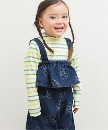 BREEZE | フラワーデニムビスチェ_ジュニア対応(ベスト)