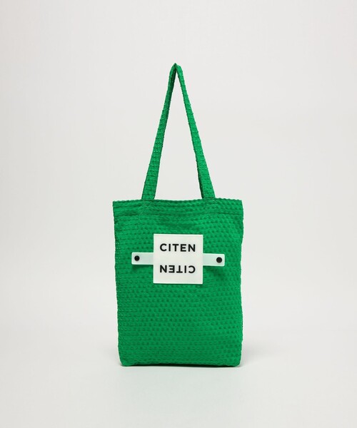 CITEN（シテン）の「＜CITEN＞くるくるパッチンサシコトートS（エコバッグ/サブバッグ・レディース・イエロー/ブラック/ケリーグリーン・FREE）」の2枚目の写真