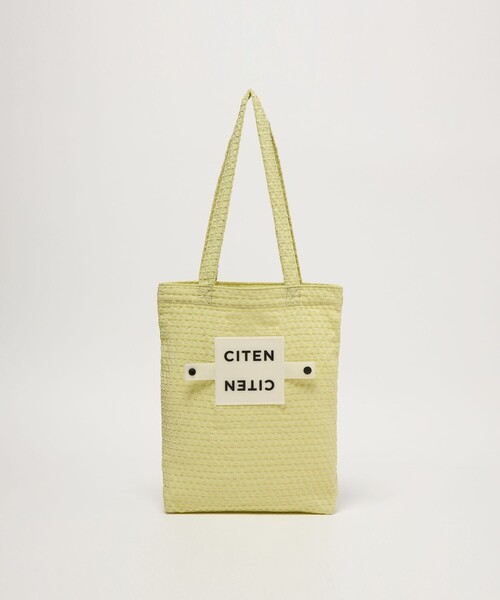 CITEN（シテン）の「＜CITEN＞くるくるパッチンサシコトートS（エコバッグ/サブバッグ・レディース・イエロー/ブラック/ケリーグリーン・FREE）」の3枚目の写真