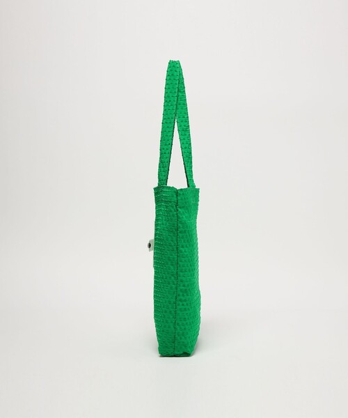 CITEN（シテン）の「＜CITEN＞くるくるパッチンサシコトートS（エコバッグ/サブバッグ・レディース・イエロー/ブラック/ケリーグリーン・FREE）」の4枚目の写真