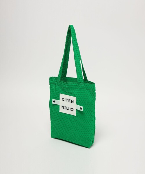 CITEN（シテン）の「＜CITEN＞くるくるパッチンサシコトートS（エコバッグ/サブバッグ・レディース・イエロー/ブラック/ケリーグリーン・FREE）」の6枚目の写真