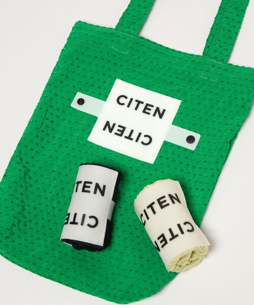 CITEN（シテン）の「＜CITEN＞くるくるパッチンサシコトートS（エコバッグ/サブバッグ・レディース・イエロー/ブラック/ケリーグリーン・FREE）」の15枚目の写真