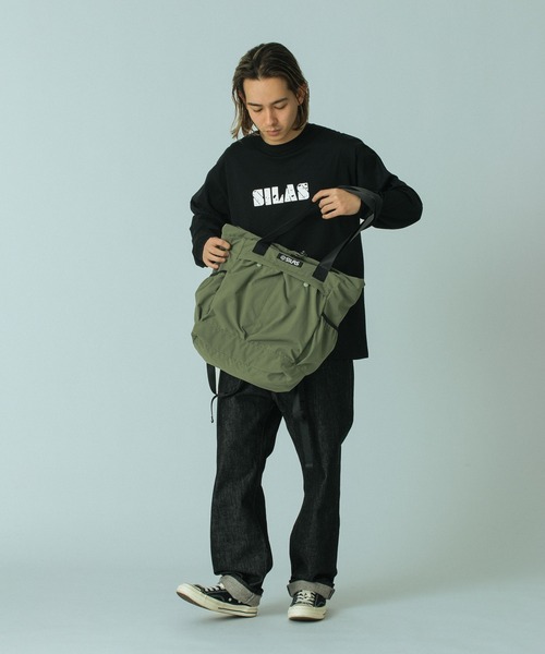 SILAS（サイラス）の「BRAND L/S TEE（Tシャツ/カットソー・メンズ・ブラック/グリーン/ホワイト・XL/L/M）」の13枚目の写真