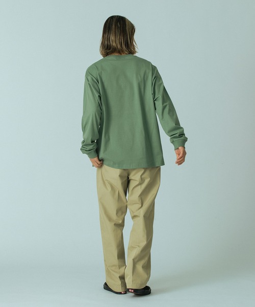 SILAS（サイラス）の「BRAND L/S TEE（Tシャツ/カットソー・メンズ・ブラック/グリーン/ホワイト・XL/L/M）」の18枚目の写真
