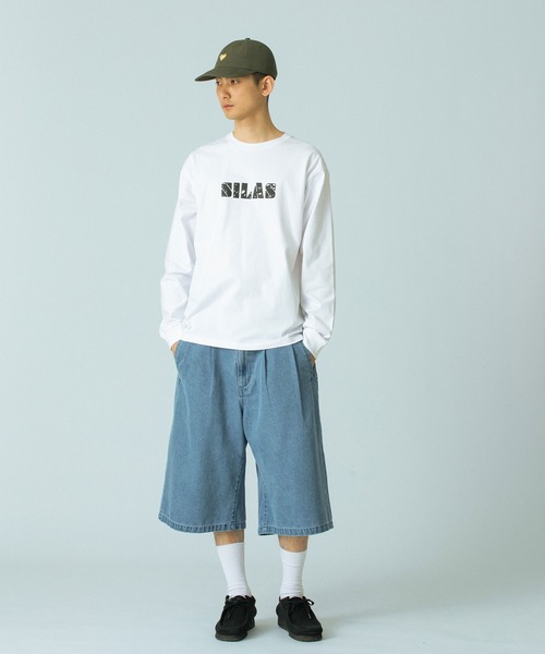 SILAS（サイラス）の「BRAND L/S TEE（Tシャツ/カットソー・メンズ・ブラック/グリーン/ホワイト・XL/L/M）」の14枚目の写真