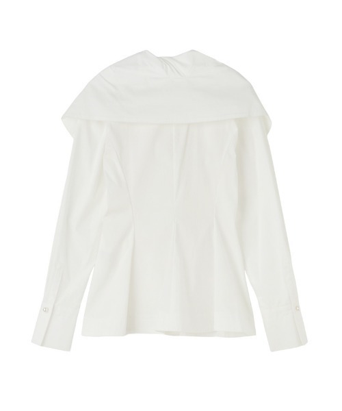 JENNE(ジェンヌ)の「クラシカルショールブラウス(その他トップス・レディース・ホワイト・LARGE/MEDIUM/SMALL)」の14枚目の写真
