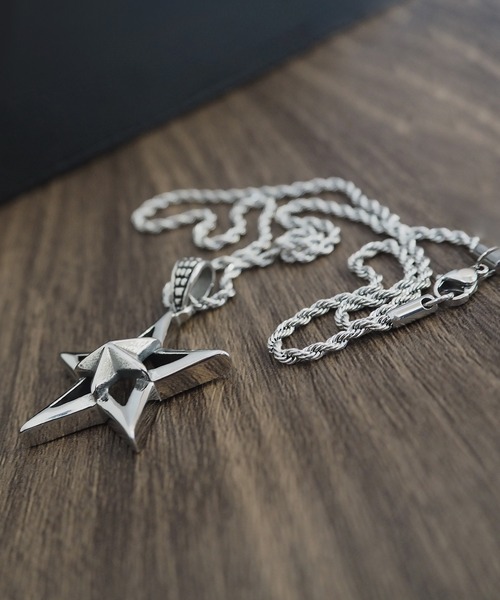 SBG（エスビー）の「インフルエンサー みっち～ × SBG ラギット スターネックレス（ネックレス・メンズ・シルバー・FREE）」の16枚目の写真