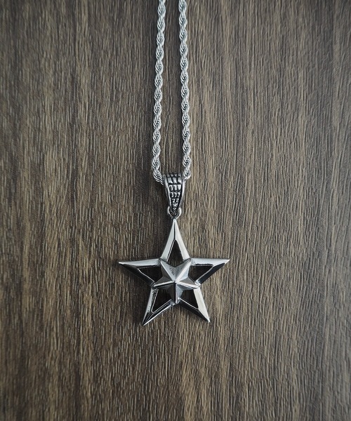 SBG（エスビー）の「インフルエンサー みっち～ × SBG ラギット スターネックレス（ネックレス・メンズ・シルバー・FREE）」の18枚目の写真