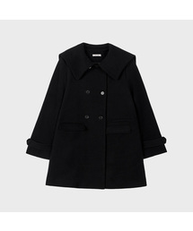 ALKI ALKA（アルキアルカ）の「Sailor Half Coat (Black)（チェスターコート）」