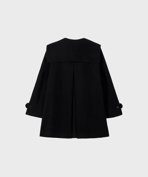 ALKI ALKA（アルキアルカ）の「Sailor Half Coat (Black)（チェスターコート・レディース・ブラック・FREE）」の5枚目の写真