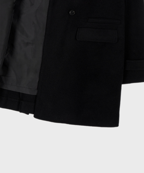 ALKI ALKA（アルキアルカ）の「Sailor Half Coat (Black)（チェスターコート・レディース・ブラック・FREE）」の7枚目の写真