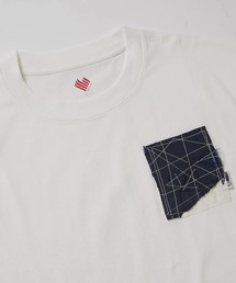 REBIRTH PROJECT（リバースプロジェクト）の「【REBIRTH PROJECT】AIRBACK Handmade Patchwork Tee（WHT/L-4）（Tシャツ/カットソー）」