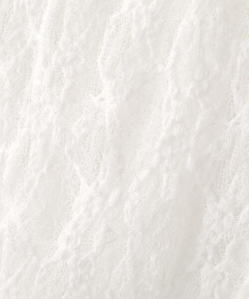 a/mie(アミー)の「<ウォッシャブル><a>ストレッチレース / 1216169200(Tシャツ/カットソー・レディース・ホワイト/ブラック・MEDIUM/SMALL)」の18枚目の写真