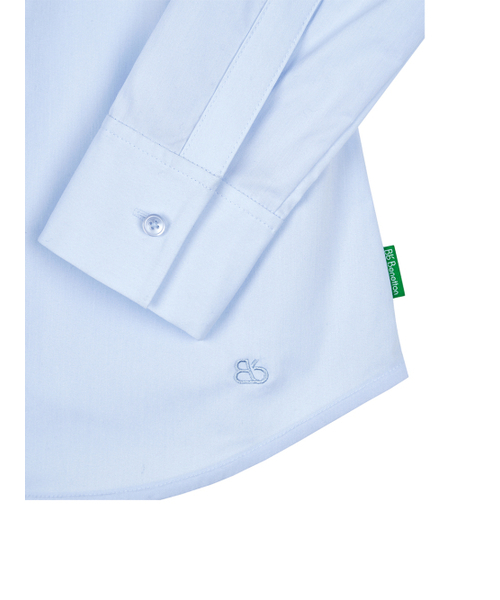 Bb' BENETTON（ビーフラットベネトン）の「ストレッチスタンダードフィットシャツ（スカイブルー）（シャツ/ブラウス・レディース・その他・S/M）」の2枚目の写真