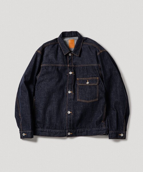 ADAM ET ROPE'（アダムエロペ）の「デニム トラッカー ジャケット / ADAM ET ROPE' JEANS -PERS-（デニムジャケット・メンズ・ネイビー/ブラック系その他・M/L/S）」の20枚目の写真