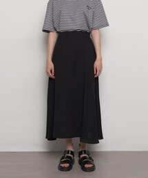 THE-ABON（エイボン）の「W27 tu iong flared skirt black（スカート）」