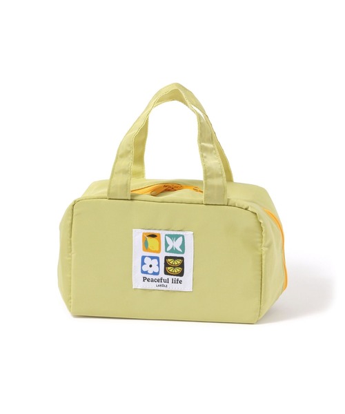 LAKOLE（ラコレ）の「【入園入学にも】[FRUITS AND BLOOM]保冷ミニトートバッグ / 612278（トートバッグ・レディース・ライトグリーン/ライトブルー・FREE）」の4枚目の写真