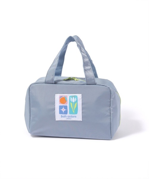 LAKOLE（ラコレ）の「【入園入学にも】[FRUITS AND BLOOM]保冷ミニトートバッグ / 612278（トートバッグ・レディース・ライトグリーン/ライトブルー・FREE）」の5枚目の写真