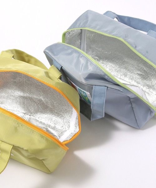 LAKOLE（ラコレ）の「【入園入学にも】[FRUITS AND BLOOM]保冷ミニトートバッグ / 612278（トートバッグ・レディース・ライトグリーン/ライトブルー・FREE）」の13枚目の写真