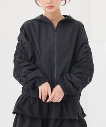 【非フッ素撥水加工】撥水加工ドロストブルゾン
