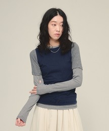 【eL】3Piece Layered Pullover/641214