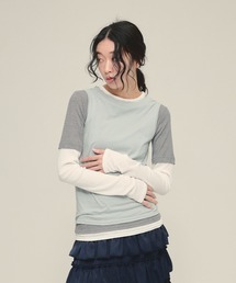 【eL】3Piece Layered Pullover/641214
