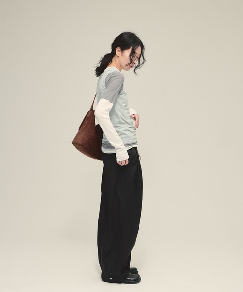 JEANASIS（ジーナシス）の「【eL】3Piece Layered Pullover/641214（Tシャツ/カットソー・レディース・ネイビー系/グレー系その他・FREE）」の10枚目の写真