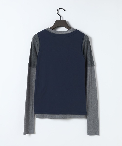 JEANASIS（ジーナシス）の「【eL】3Piece Layered Pullover/641214（Tシャツ/カットソー・レディース・ネイビー系/グレー系その他・FREE）」の14枚目の写真