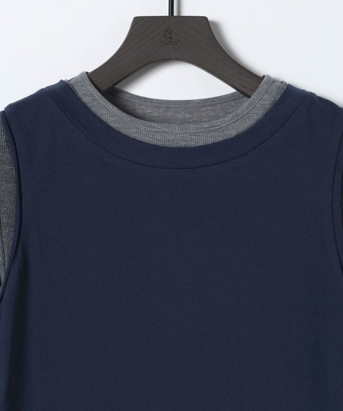 JEANASIS（ジーナシス）の「【eL】3Piece Layered Pullover/641214（Tシャツ/カットソー・レディース・ネイビー系/グレー系その他・FREE）」の15枚目の写真