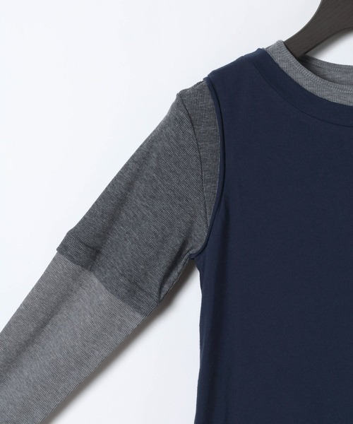 JEANASIS（ジーナシス）の「【eL】3Piece Layered Pullover/641214（Tシャツ/カットソー・レディース・ネイビー系/グレー系その他・FREE）」の16枚目の写真