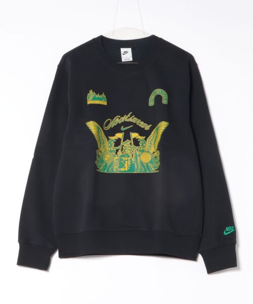 NIKE（ナイキ）の「《NIKEアパレル》AS M NK CLUB BB CREW GOLF（スウェット・メンズ・グリーン/ブラック・XL/L/M/2XL/S）」の2枚目の写真