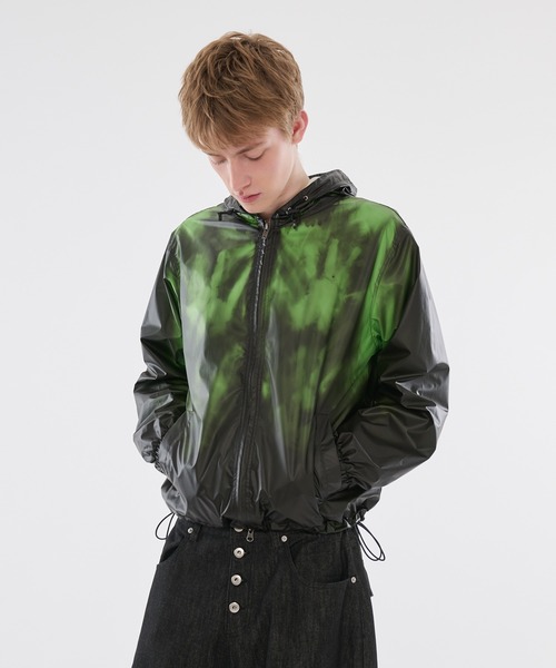 WISH FOR EVER(ウィッシュフォーエバー)の「【 3size / 3color 】HEAT REAVTIVE DRAWCODE NYLON JACKET(ブルゾン・メンズ・グリーン/レッド/グレー・LARGE/MEDIUM/SMALL)」の16枚目の写真