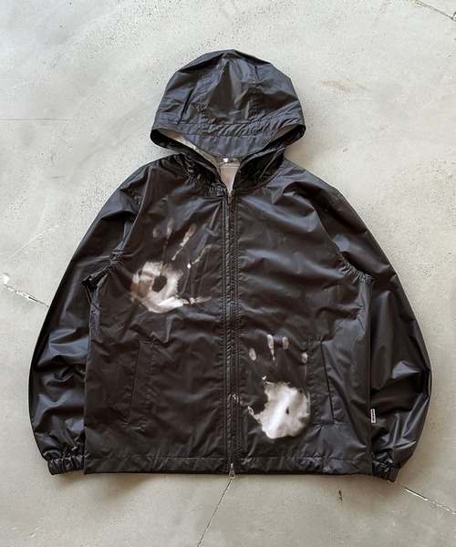 WISH FOR EVER(ウィッシュフォーエバー)の「【 3size / 3color 】HEAT REAVTIVE DRAWCODE NYLON JACKET(ブルゾン・メンズ・グリーン/レッド/グレー・LARGE/MEDIUM/SMALL)」の4枚目の写真