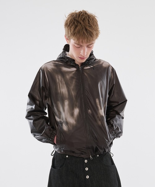 WISH FOR EVER(ウィッシュフォーエバー)の「【 3size / 3color 】HEAT REAVTIVE DRAWCODE NYLON JACKET(ブルゾン・メンズ・グリーン/レッド/グレー・LARGE/MEDIUM/SMALL)」の10枚目の写真