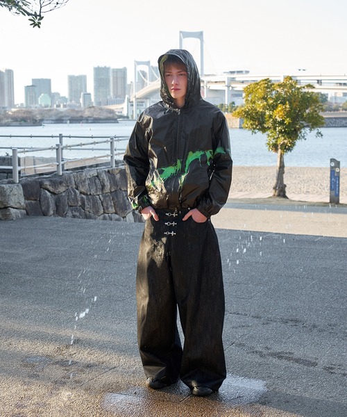 WISH FOR EVER(ウィッシュフォーエバー)の「【 3size / 3color 】HEAT REAVTIVE DRAWCODE NYLON JACKET(ブルゾン・メンズ・グリーン/レッド/グレー・LARGE/MEDIUM/SMALL)」の18枚目の写真