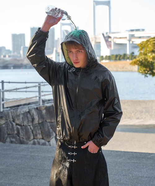 WISH FOR EVER(ウィッシュフォーエバー)の「【 3size / 3color 】HEAT REAVTIVE DRAWCODE NYLON JACKET(ブルゾン・メンズ・グリーン/レッド/グレー・LARGE/MEDIUM/SMALL)」の20枚目の写真
