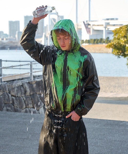 WISH FOR EVER(ウィッシュフォーエバー)の「【 3size / 3color 】HEAT REAVTIVE DRAWCODE NYLON JACKET(ブルゾン・メンズ・グリーン/レッド/グレー・LARGE/MEDIUM/SMALL)」の22枚目の写真