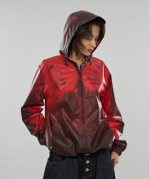 WISH FOR EVER(ウィッシュフォーエバー)の「【 3size / 3color 】HEAT REAVTIVE DRAWCODE NYLON JACKET(ブルゾン・メンズ・グリーン/レッド/グレー・LARGE/MEDIUM/SMALL)」の9枚目の写真