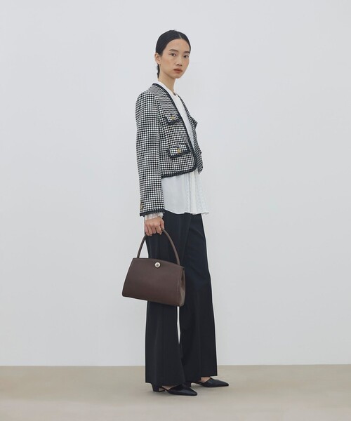 TOMORROWLAND （トゥモローランド）の「LIFFNER PUSHLOCK ハンドバッグ（ハンドバッグ・レディース・ダークブラウン・FREE）」の2枚目の写真