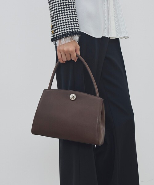 TOMORROWLAND （トゥモローランド）の「LIFFNER PUSHLOCK ハンドバッグ（ハンドバッグ・レディース・ダークブラウン・FREE）」の3枚目の写真