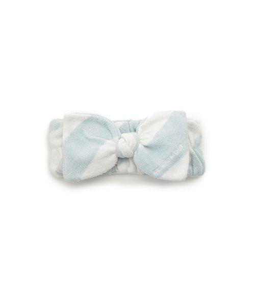 gelato pique（ジェラートピケ）の「スムーズィー2ボーダーヘアバンド（その他ルームウェア・レディース・チャコールグレー/ブルー/ピンク/オレンジ・F）」の2枚目の写真