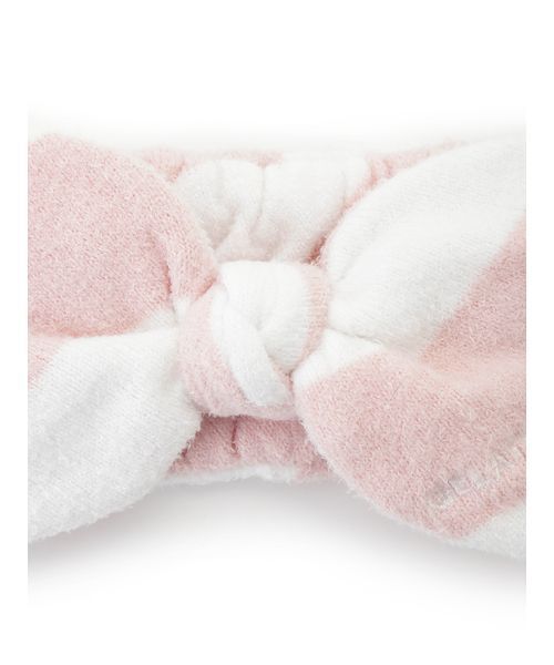 gelato pique（ジェラートピケ）の「スムーズィー2ボーダーヘアバンド（その他ルームウェア・レディース・チャコールグレー/ブルー/ピンク/オレンジ・F）」の7枚目の写真