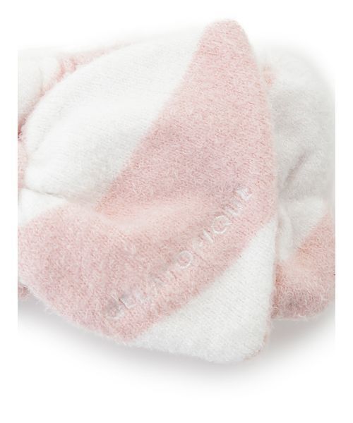 gelato pique（ジェラートピケ）の「スムーズィー2ボーダーヘアバンド（その他ルームウェア・レディース・チャコールグレー/ブルー/ピンク/オレンジ・F）」の8枚目の写真