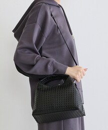 NICOLE white | メッシュ型押し２WAYバッグ(ショルダーバッグ)