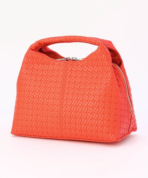 NICOLE white(ニコルホワイト)の「メッシュ型押し2WAYバッグ(ショルダーバッグ・レディース・ブラック/オレンジ/ライトグレー・FREE)」の16枚目の写真