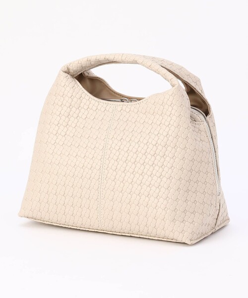 NICOLE white(ニコルホワイト)の「メッシュ型押し2WAYバッグ(ショルダーバッグ・レディース・ブラック/オレンジ/ライトグレー・FREE)」の19枚目の写真