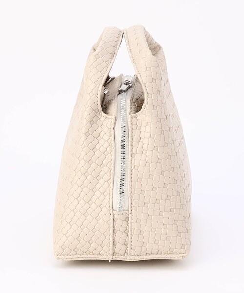 NICOLE white(ニコルホワイト)の「メッシュ型押し2WAYバッグ(ショルダーバッグ・レディース・ブラック/オレンジ/ライトグレー・FREE)」の20枚目の写真