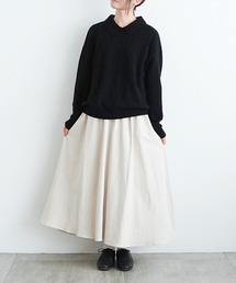 休日と詩 | 休日のやさしい襟のニット(ニット/セーター)