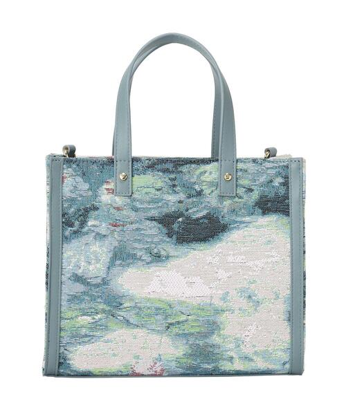 Maison de FLEUR（メゾンドフルール）の「ゴブラン2Wayスクエアトート（ハンドバッグ・レディース・ダークグリーン・FREE）」の7枚目の写真